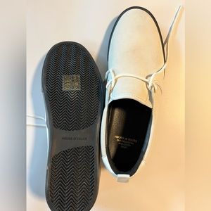 Mens white suede shoes size 12